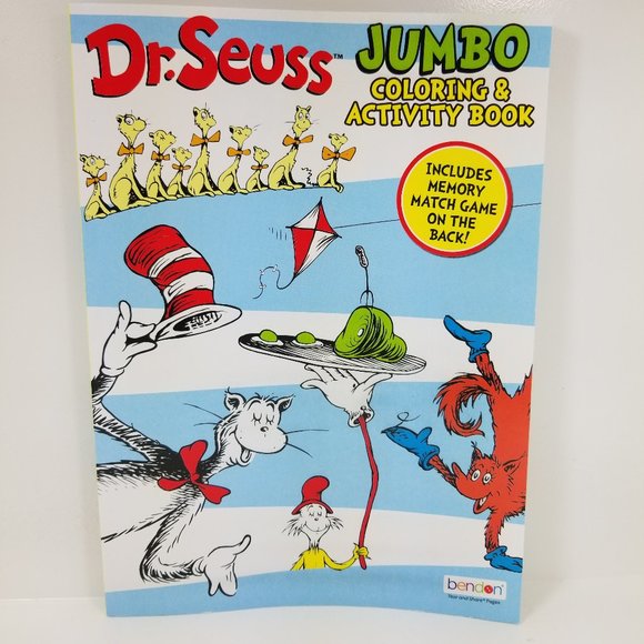 Dr. Seuss | Toys | Dr Seuss Jumbo Coloring Activity Book | Poshmark